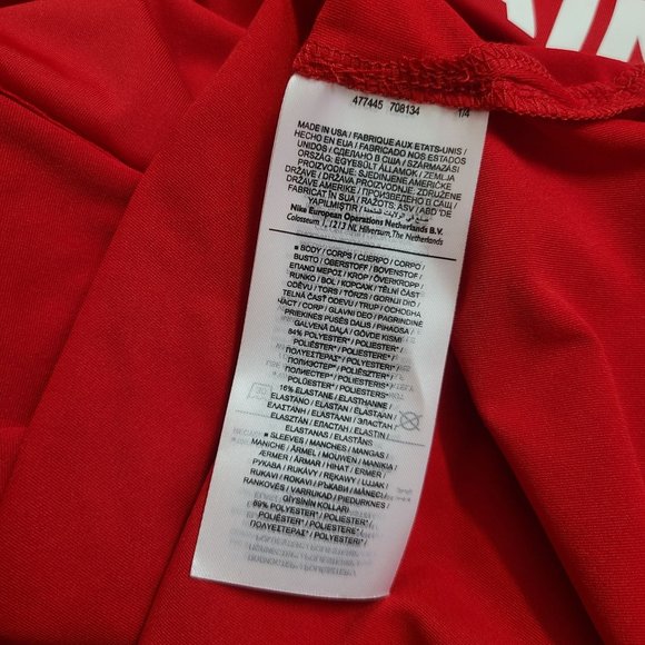 NEW Nike Pro Elite Bahrain Track And Field Shirt CI6355-657 Size 3XL Red - Picture 5 of 7